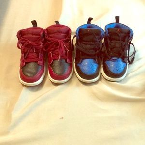 Nike Shoes - There are blue and black and red and black Nike Shoes - There are blue and black and red and black